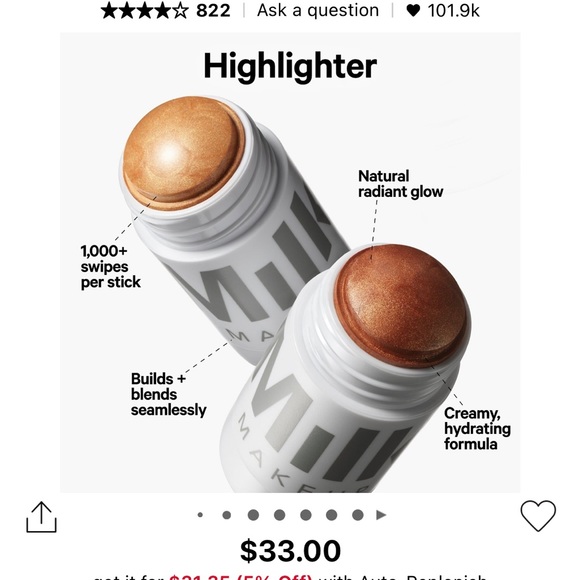 Brand new milk highlighter in the shade spark - Picture 4 of 5